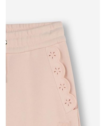 Chloé Girls Fleece Trousers in Pink prix