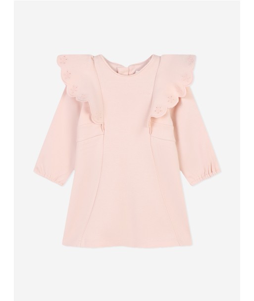 Chloé Baby Girls Milano Ruffle Dress in Pink en ligne des produits 