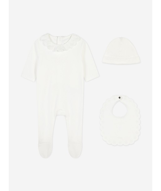 Chloé Baby Girls Babygrow Gift Set in White l'évolution des habitudes 