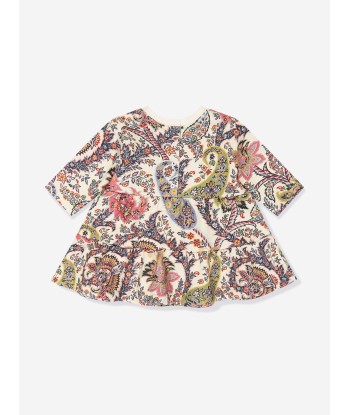 Etro Baby Girls Paisley Print Dress in Multicolour brillant des détails fins