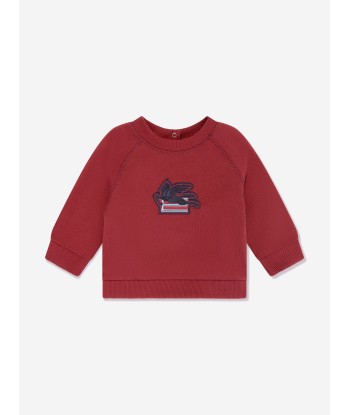 Etro Baby Boys Pegaso Logo Sweatshirt in Red le concept de la Pate a emporter 