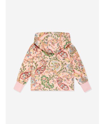 Etro Girls Paisley Zip Up Top in Pink pas chere