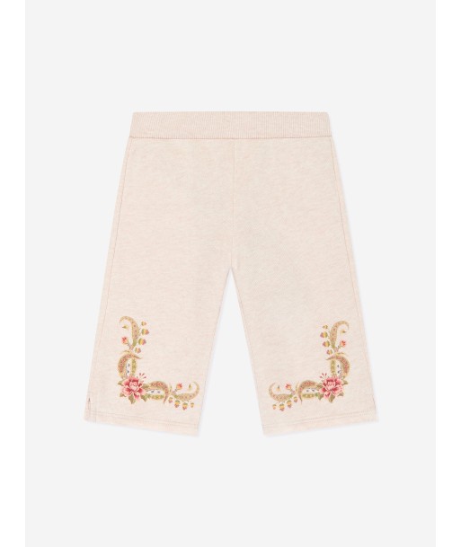 Etro Baby Girls Joggers in Beige en stock