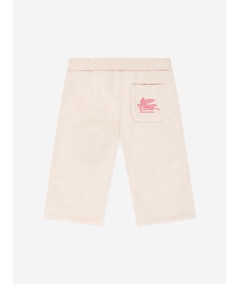 Etro Baby Girls Joggers in Beige en stock