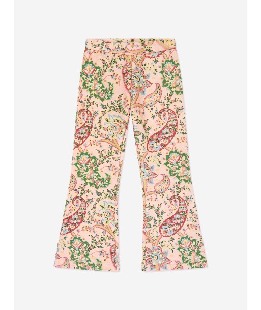 Etro Girls Paisley Print Joggers in Multicolour la livraison gratuite