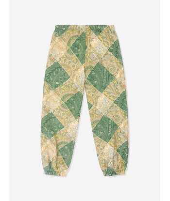 Etro Boys Paisley Joggers in Green Venez acheter