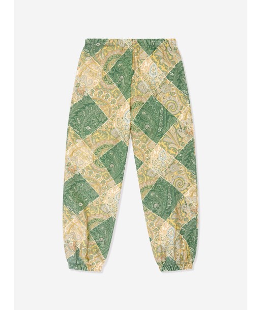 Etro Boys Paisley Joggers in Green Venez acheter