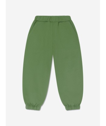 Etro Boys Branded Joggers in Green de technologie