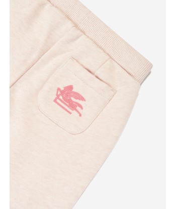 Etro Baby Girls Joggers in Beige en stock