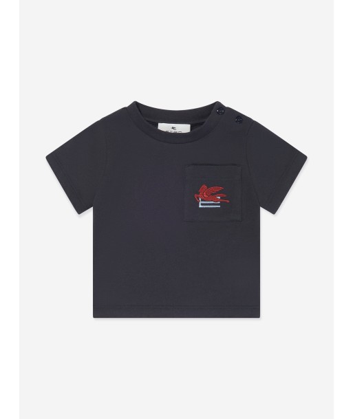 Etro Baby Boys Pegaso Pocket T-Shirt in Navy pour bénéficier 