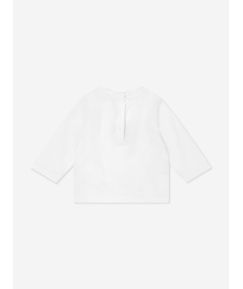 Etro Baby Boys Long Sleeve T-Shirt in Ivory Les magasins à Paris