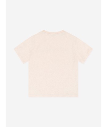 Etro Girls Floral Logo T-Shirt in Beige pour bénéficier 