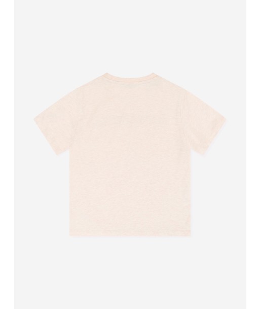 Etro Girls Floral Logo T-Shirt in Beige pour bénéficier 