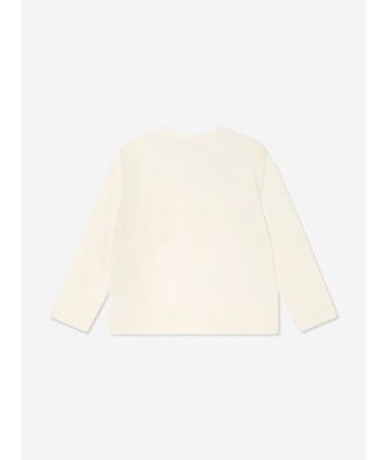 Etro Girls Long Sleeve Pegaso T-Shirt in Ivory les ctes