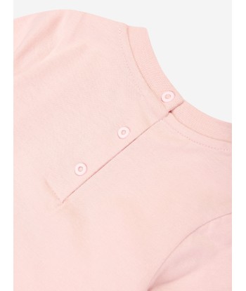 Etro Baby Girls Long Sleeve Logo T-Shirt in Pink de pas cher