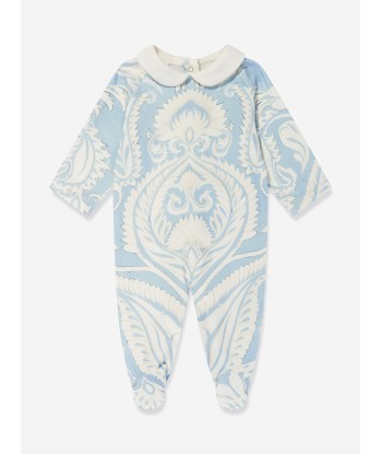 Etro Baby Boys 3 Piece Babygrow Gift Set in Blue rembourrage situé sous