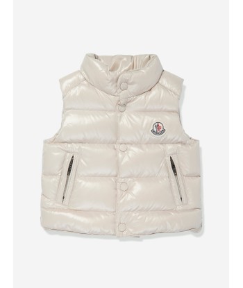 Moncler Enfant Baby Down Padded Bernard Gilet in Ivory suggérées chez