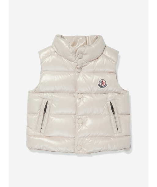 Moncler Enfant Baby Down Padded Bernard Gilet in Ivory suggérées chez