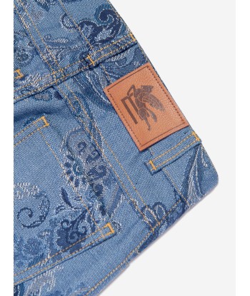 Etro Boys Paisley Jeans in Blue 50% de réduction en Octobre 2024