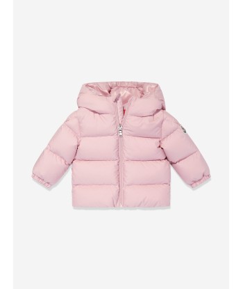 Moncler Enfant Baby Girls Down Padded Sharon Jacket in Pink basket pas cher