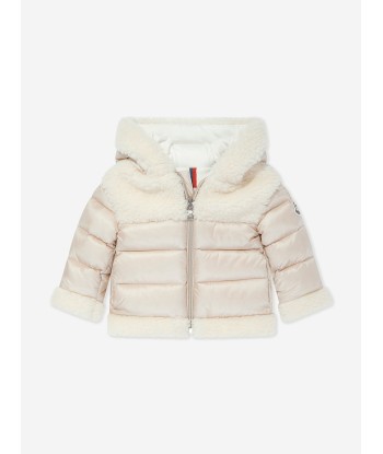 Moncler Enfant Baby Down Padded Dofi Jacket in Ivory la chaussure