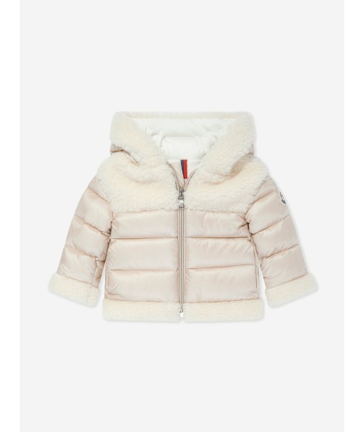 Moncler Enfant Baby Down Padded Dofi Jacket in Ivory la chaussure