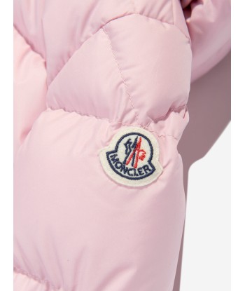 Moncler Enfant Baby Girls Down Padded Sharon Jacket in Pink basket pas cher