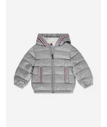 Moncler Enfant Baby Boys Down Padded Merary Jacket in Grey pas cher chine