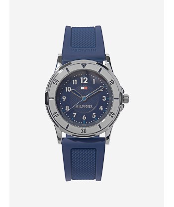 Tommy Hilfiger Boys Silicone Strap Watch in Navy 34mm (One Size) Véritable concentré