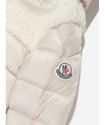 Moncler Enfant Baby Down Padded Dofi Jacket in Ivory la chaussure