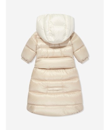 Moncler Enfant Baby Down Padded Ueno Nest in Ivory une grave pollution 