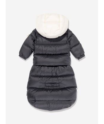 Moncler Enfant Baby Down Padded Ueno Nest in Navy des créatures d'habitude