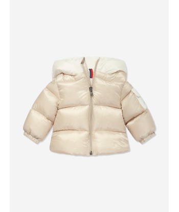 Moncler Enfant Baby Down Padded Ueno Nest in Ivory une grave pollution 