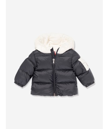 Moncler Enfant Baby Down Padded Ueno Nest in Navy des créatures d'habitude