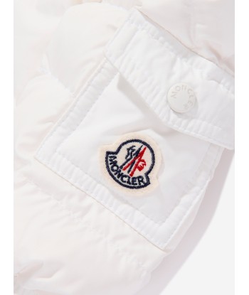 Moncler Enfant Baby Down Padded Sefou Snowsuit in White 50-70% off 