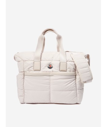 Moncler Enfant Baby Padded Changing Bag in Ivory (38cm) soldes