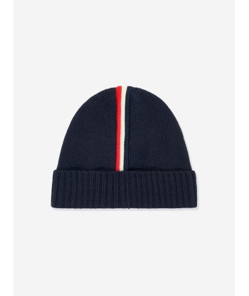 Moncler Enfant Baby Boys Wool Beanie Hat in Navy Comparez et commandez 