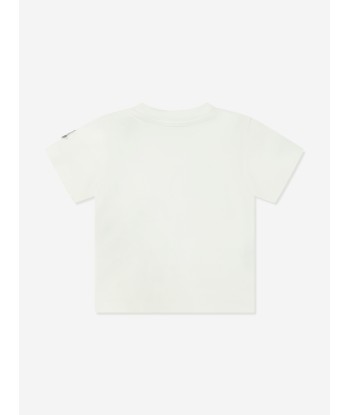 Moncler Enfant Baby Girls LogoT-Shirt in Ivory français