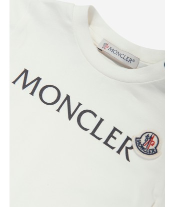 Moncler Enfant Baby Boys Logo T-Shirt in Ivory Economisez 