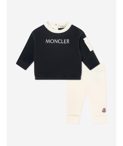 Moncler Enfant Baby Tracksuit Set in Navy ou a consommer sur place