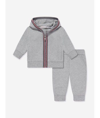 Moncler Enfant Baby Boys Cotton Tracksuit in Grey suggérées chez