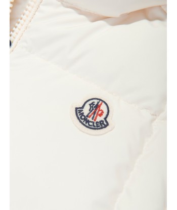 Moncler Enfant Girls Down Padded Rhoda Gilet in Ivory en ligne des produits 