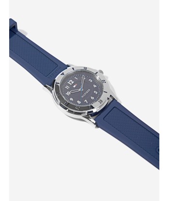 Tommy Hilfiger Boys Silicone Strap Watch in Navy 34mm (One Size) Véritable concentré