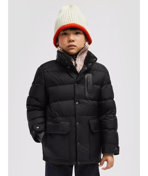 Moncler Enfant Boys Down Padded Klopas Short Parka in Black Par le système avancé 