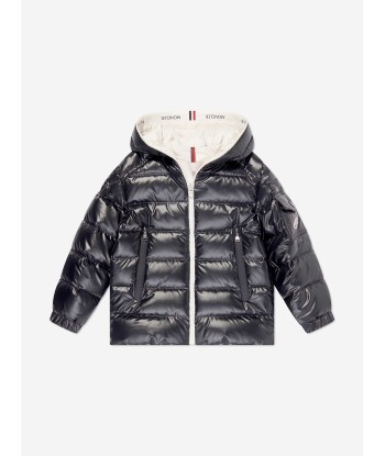 Moncler Enfant Boys Down Padded Ganzorig Jacket in Navy acheter en ligne