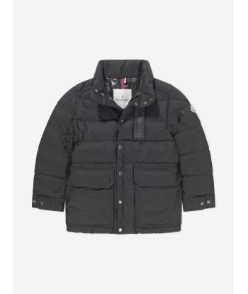 Moncler Enfant Boys Down Padded Klopas Short Parka in Black Par le système avancé 