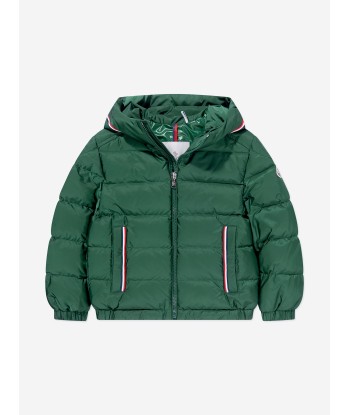 Moncler Enfant Boys Down Padded Merary Jacket in Green basket pas cher