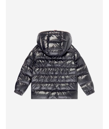 Moncler Enfant Boys Down Padded Ganzorig Jacket in Navy acheter en ligne