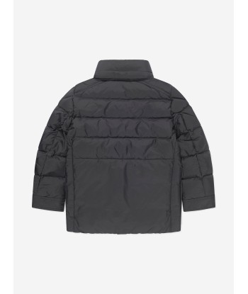 Moncler Enfant Boys Down Padded Klopas Short Parka in Black Par le système avancé 