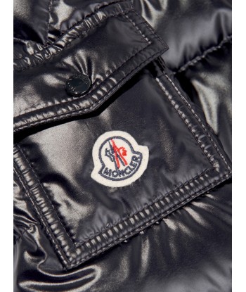 Moncler Enfant Boys Down Padded Ganzorig Jacket in Navy acheter en ligne